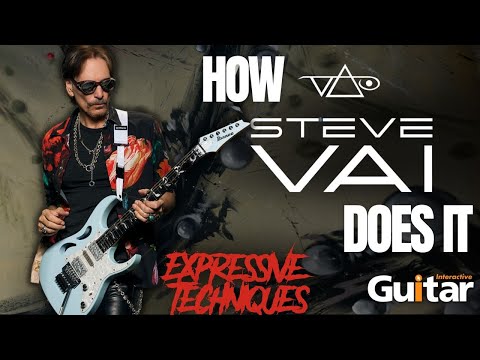 HOW STEVE VAI DOES IT! Pro Level Guitar Technique Lesson