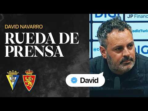 RUEDA DE PRENSA | David Navarro, tras la victoria en Cádiz | LaLiga Hypermotion