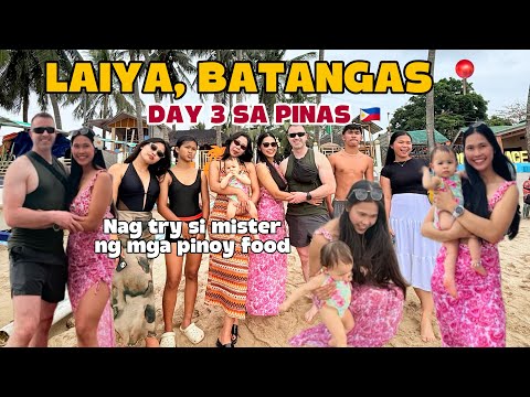 UDAY 3 IN THE PHILIPPINES 🇵🇭 NALIGO SA DAGAT + NAG TRY SI MISTER KUMAIN NG MGA PINOY FOOD