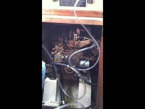 Vinegar Flush of a Universal 5411 -- Catalina 27