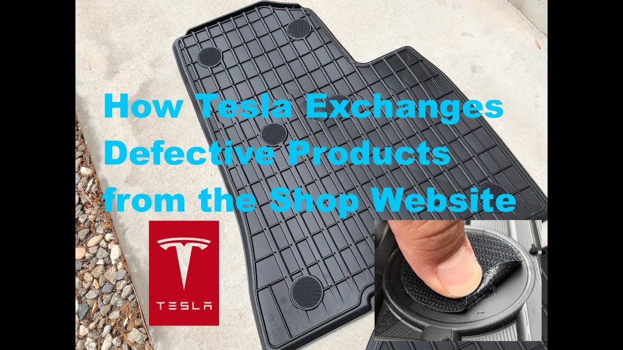 Tesla Model 3 All Weather Matts has a defect, Tesla replaced them!!