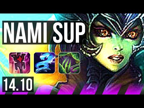NAMI & Jhin vs SERAPHINE & Caitlyn (SUP) | 9k comeback, 20k DMG, Rank 6 Nami | TR Challenger | 14.10