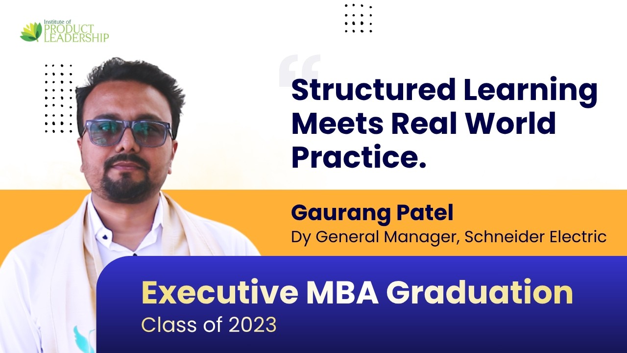 I Was Promoted Because of EMBA | Executive MBA Graduation Class 2023 A & B - Gaurang Patel