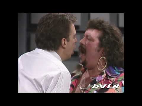 Classic - Captain Lou Albano in a confrontation Vs. a loudmouth talk show host in the 1980's - DVLH