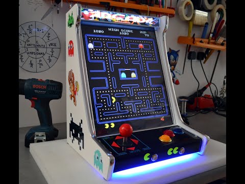 Mini Arcade Machine BEST CLASSIC Space Invaders Pac-Man, Galaga, Donkey Kong,