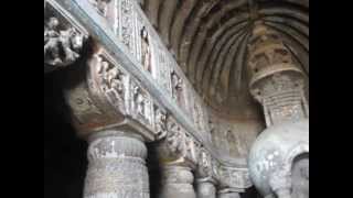 preview picture of video 'Ajanta Caves Cave 19'