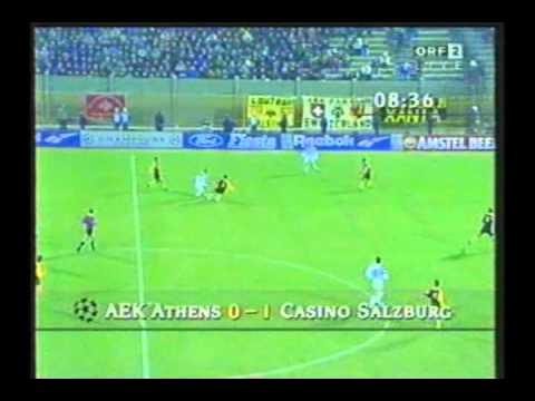 1994 November 23 AEK Athens Greece 1 Casino Salzburg Austria 3 Champions League