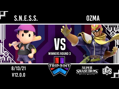 Tripoint Smash 109 - Winners Round 3 - S.N.E.S.s.(Ness) Vs. Ozma(Captain Falcon)