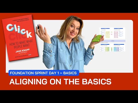 Foundation Sprint Day 1 -- How to facilitate "The Basics" activity?