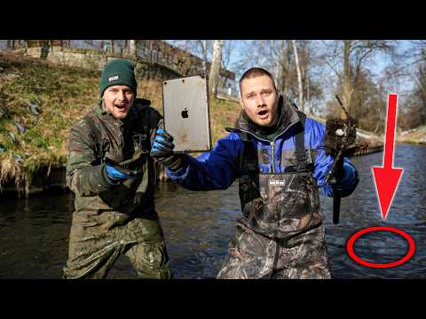 Schatzsuche: WERTVOLLES DIEBESGUT im Fluss GEFUNDEN!! 🤯 (2000€ Magnetfischen)