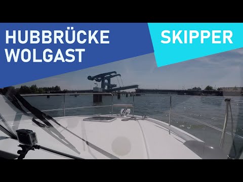 Skippertipp Peenestrom: Die Klappbrücke Wolgast (Hausboot mieten - Bootsurlaub)