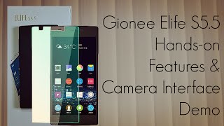 Gionee Elife S5.5 Hands On Features Camera Interface Demo - PhoneRadar