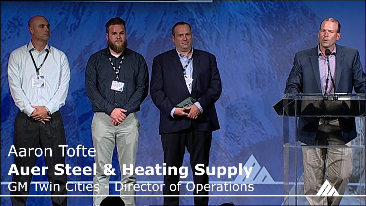 2016 AD HVAC Member of the Year - Auer Steel & Heating Supply