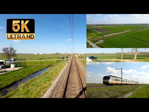 [5K] Wow+++!! Drone vs. Cabview Holland! Utrecht - Leiden SGM 23apr 2021