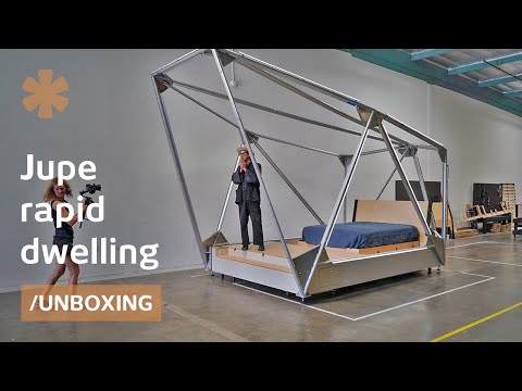 Jupe flat-pack prefab is built for comfort & fast deployment