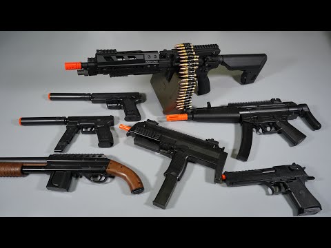 Best Machine Gun Airsoft Gun - LMG - Toy Gun - MP7 - MP5 - BBGun - Realistic Toy Guns Collection