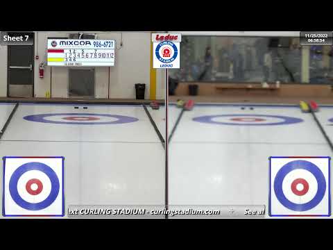 Walczak/Augustyniak vs Wytrychowski/Dumont - Draw 1 - Curling Stadium Alberta Curling Series Doubles