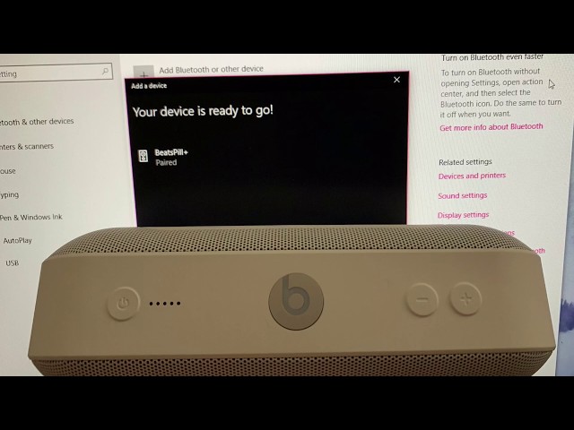 connect beats pill to tv