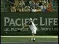 Andy Roddick - Slow Motion Flat Serve Side and Front View