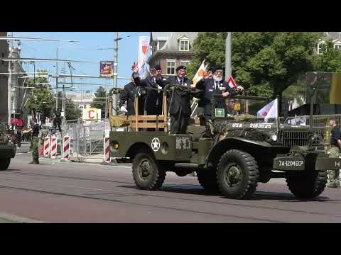 VETERANENDAG  2024 den HAAG  impressie van eerste gedeelte Defilé