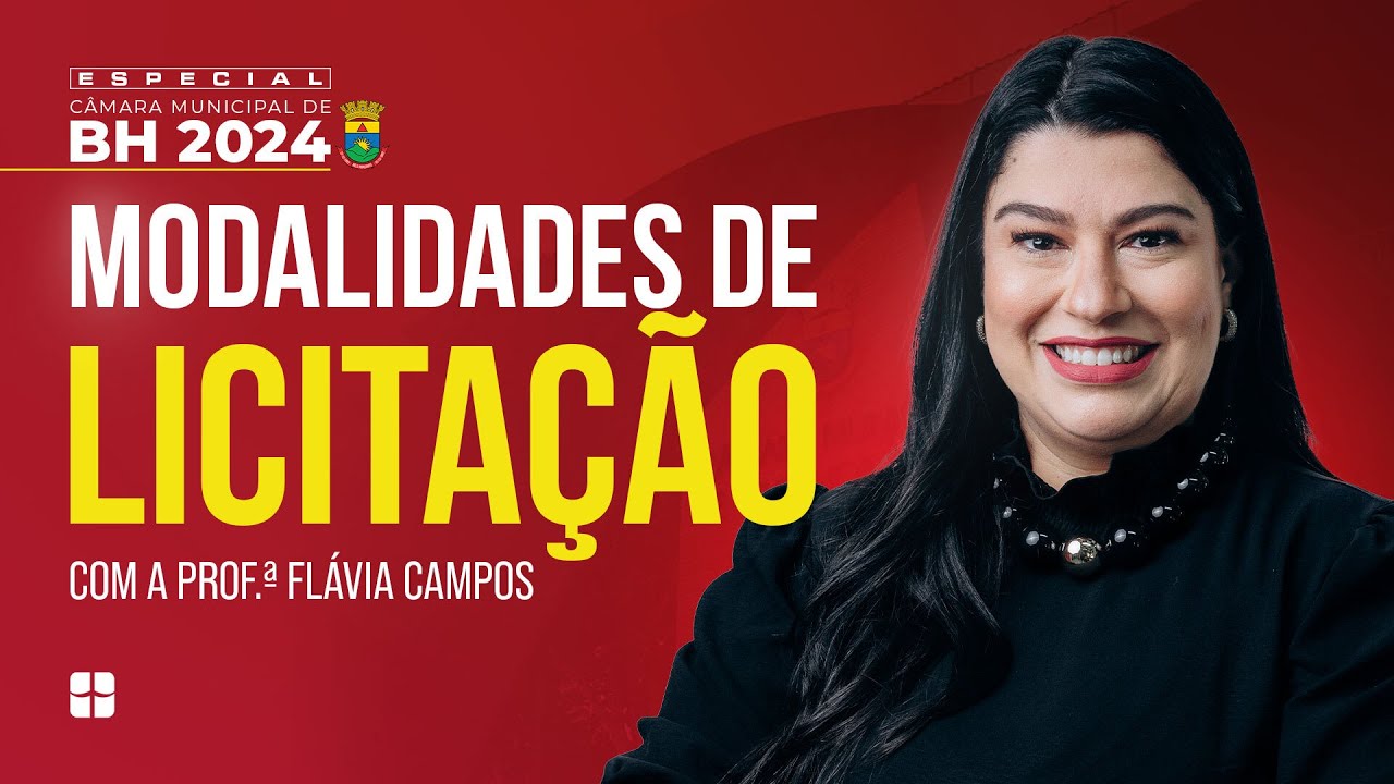 Modalidades de LICITAÇÃO | Prof.ª Flávia Campos