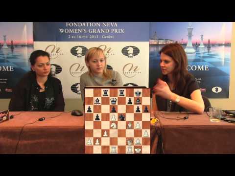 Press Conference Round 6: Alexandra Kosteniuk (RUS) - Anna Ushenina (UKR)