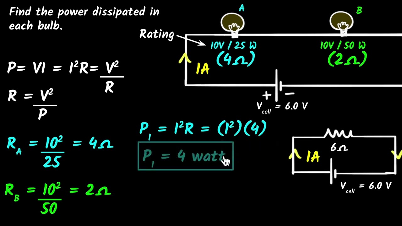 Electric power worked examples | Electricity | Class 10 Physics | Khan Academy