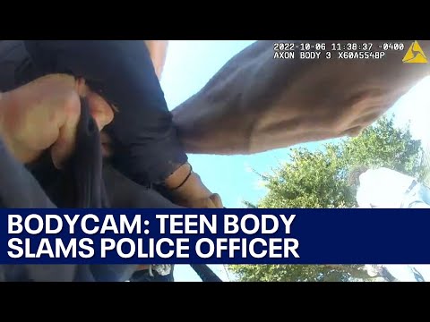 Bodycam released of Florida student accused of body-slamming officer during school fight
