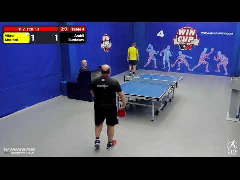 01:30 Шарпай Виктор 3-0 Бурдаков Андрей   стол 4  ЮГ-7  25.07.22
