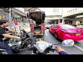 Motorcycle Thailand🇹🇭Sathupradit Road, Narathiwat Road, Rama 4 Road, Yaowarat Road, Bangkok