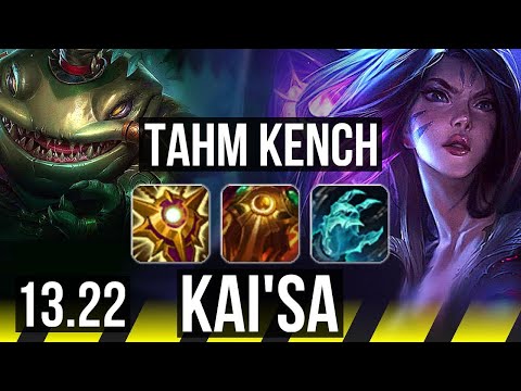 TAHM KENCH & Senna vs KAI'SA & Rakan (ADC) | 5/2/20, Rank 7 Tahm | KR Challenger | 13.22