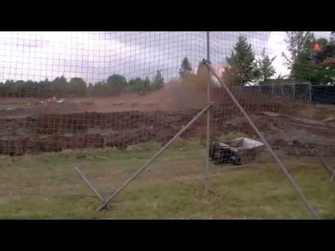 NK Autocross Holterhoek 21-06-2015, crash Superklasse Bart-Jan Blauw