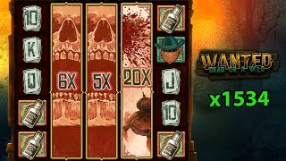 🎰 Wanted Dead or a Wild Slot Bonus Game Big Win x1534 💰 Online Casino