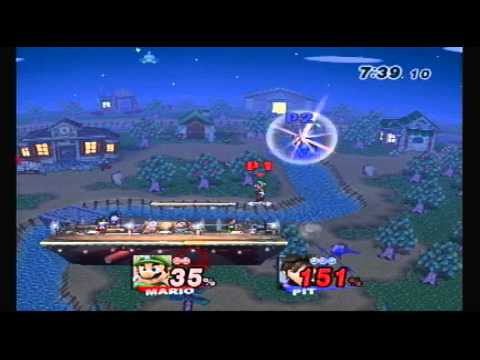 SSBB: Stevo(Mario) vs Kira Flax(Pit) 3