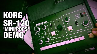 Video thumbnail for KORG SR-120 MINI POPS SOUNDS AND PATTERNS DEMO - ROCK by Electrohed