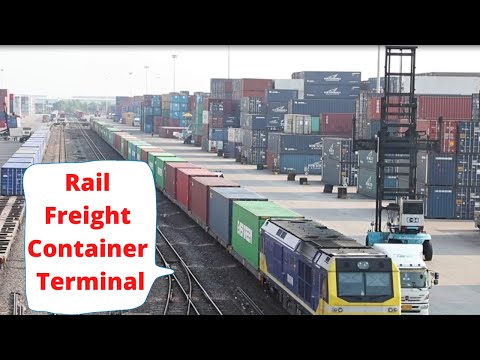 [Container Terminal] Train ~ Loading Unloading