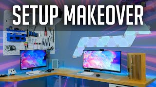 DIY Desk Setup Makeover 2021