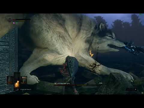 Dark Souls Remastered - Great Grey Wolf Sif SL1 NO HIT