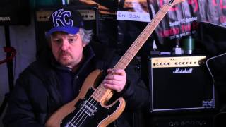 Video thumbnail for Peavey T40 bass Guitar is reviewed by Gaz by Gaz Geargarage
