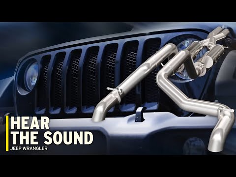 [Hear the Sound] MagnaFlow Jeep Wrangler Rock Crawler Cat-Back Performance Exhaust System#19582