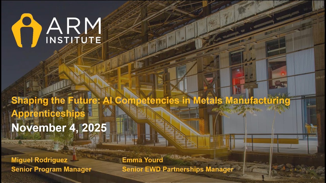 Shaping the Future AI Competencies in Metals Manufacturing Apprenticeships