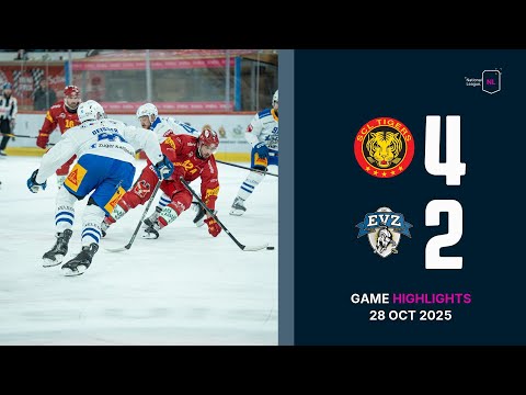 SCL Tigers vs. EV Zug - Game Highlights