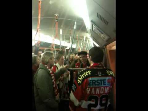 14.1.2011 Vienna Capitals -- EC Kac / U-Bahnfahrt