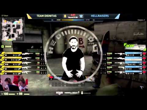 Mou's 2 Crazy Shots With AWP - HellRaisers vs Dignitas 01.08.15