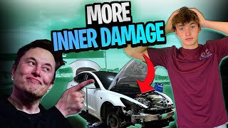 Rebuilding A Wrecked 2018 Tesla Model 3 - part 2