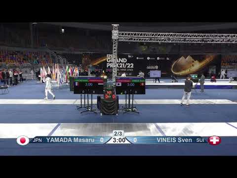 2022 113 T64 24 M E Individual Cairo EGY GP 7 VINEIS SUI vs YAMADA JPN