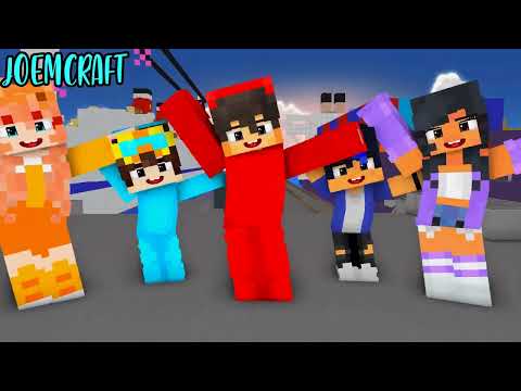 APHMAU, CAH, NICO, MIA, ZOEY, EIN | CHICKEN WINGS MEME | SHUFFLE DANCE - Minecraft Animation