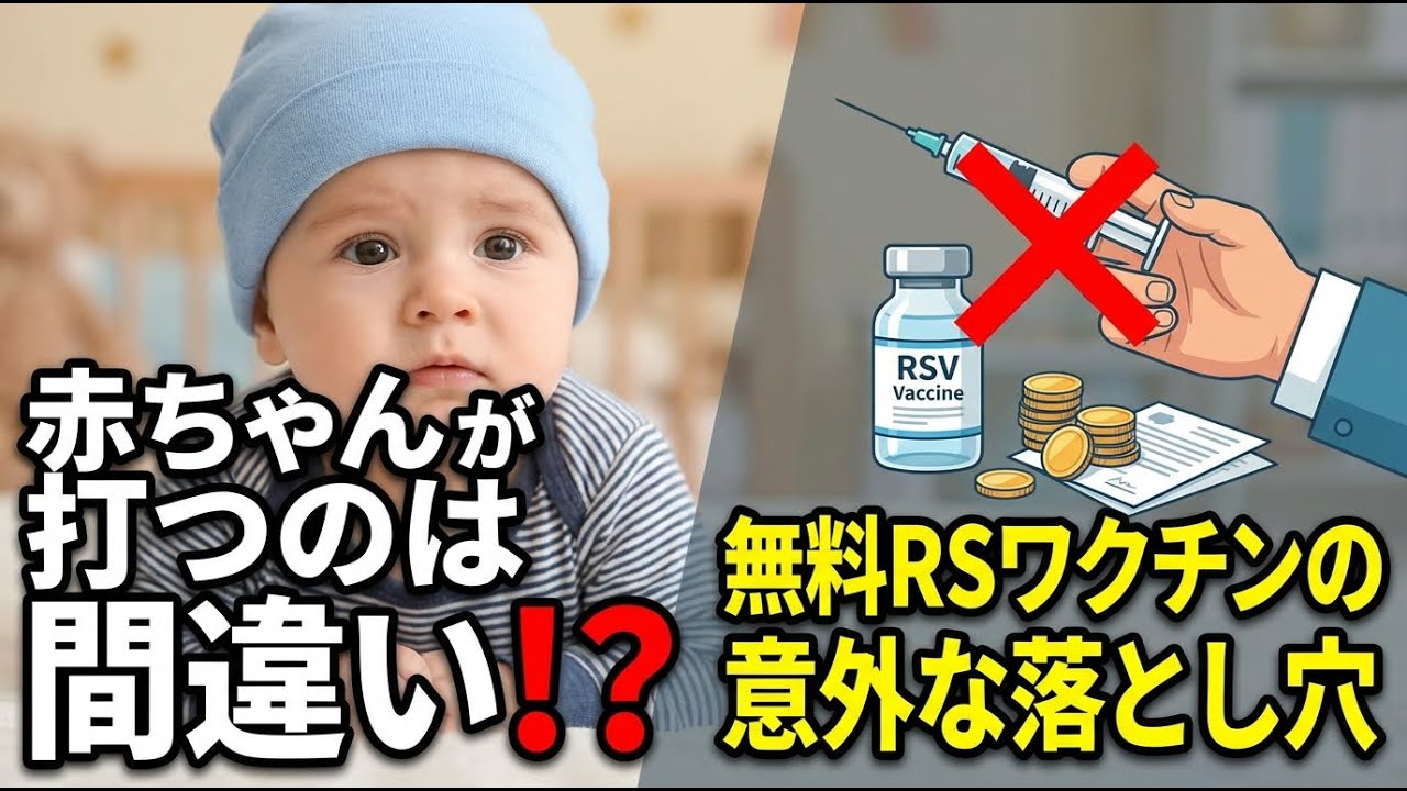 2026年から無料！赤ちゃんを救うRSウイルスワクチンの落とし穴と病院での正しい自衛術