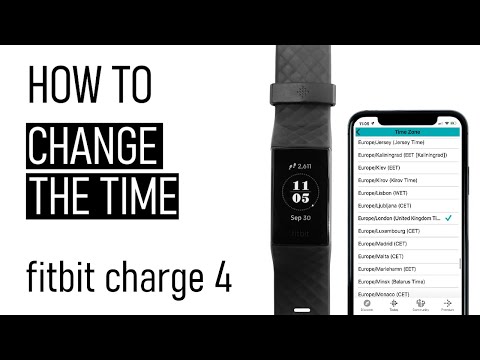 How To Change The Time On The Fitbit Charge 4 | EASY STEP BY STEP TUTORIAL