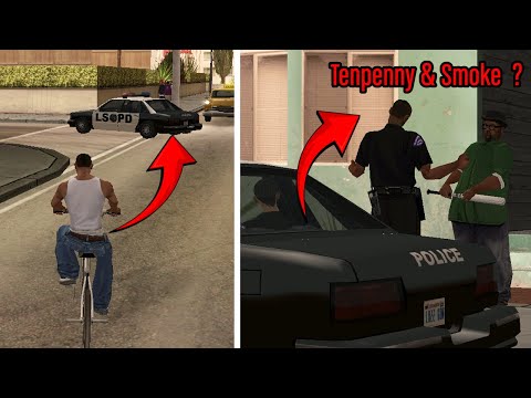 What happens if you follow Tenpenny's car in the beginning of GTA San Andreas? (Intro Mission)